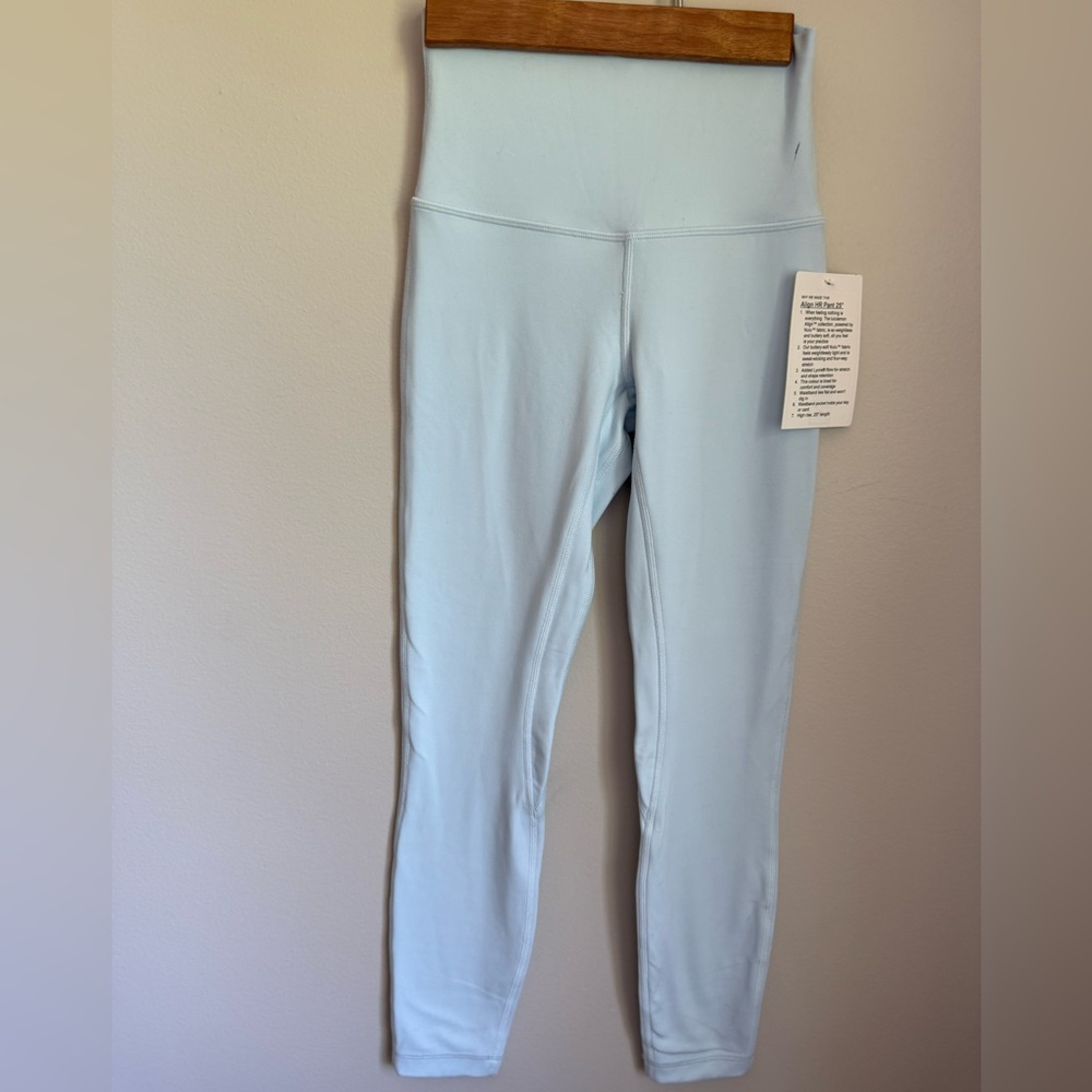 Lululemon High Rise Light Blue Leggings 25”